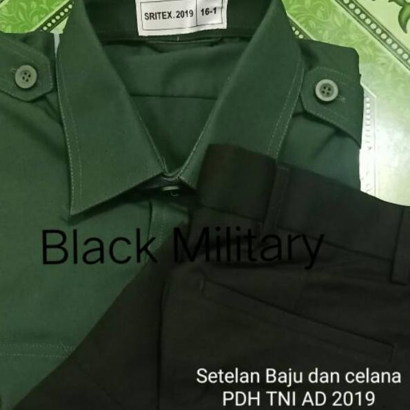 Menarik SETELAN PDH TNI AD SRITEX / SETELAN BAJU DAN CELAN 2019