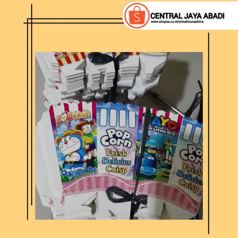 

1000 LEMBAR KERTAS POPCORN 12 × 6 BAHAN IVORY PUTIH HIGH QUALITY DUS POP CORN BOX POPCORN KOTAK POPCORN KEMASAN POP CORN PRODUK TERBARU KUALITAS TERBAIK | CENTRAL JAYA ABADI 5796
