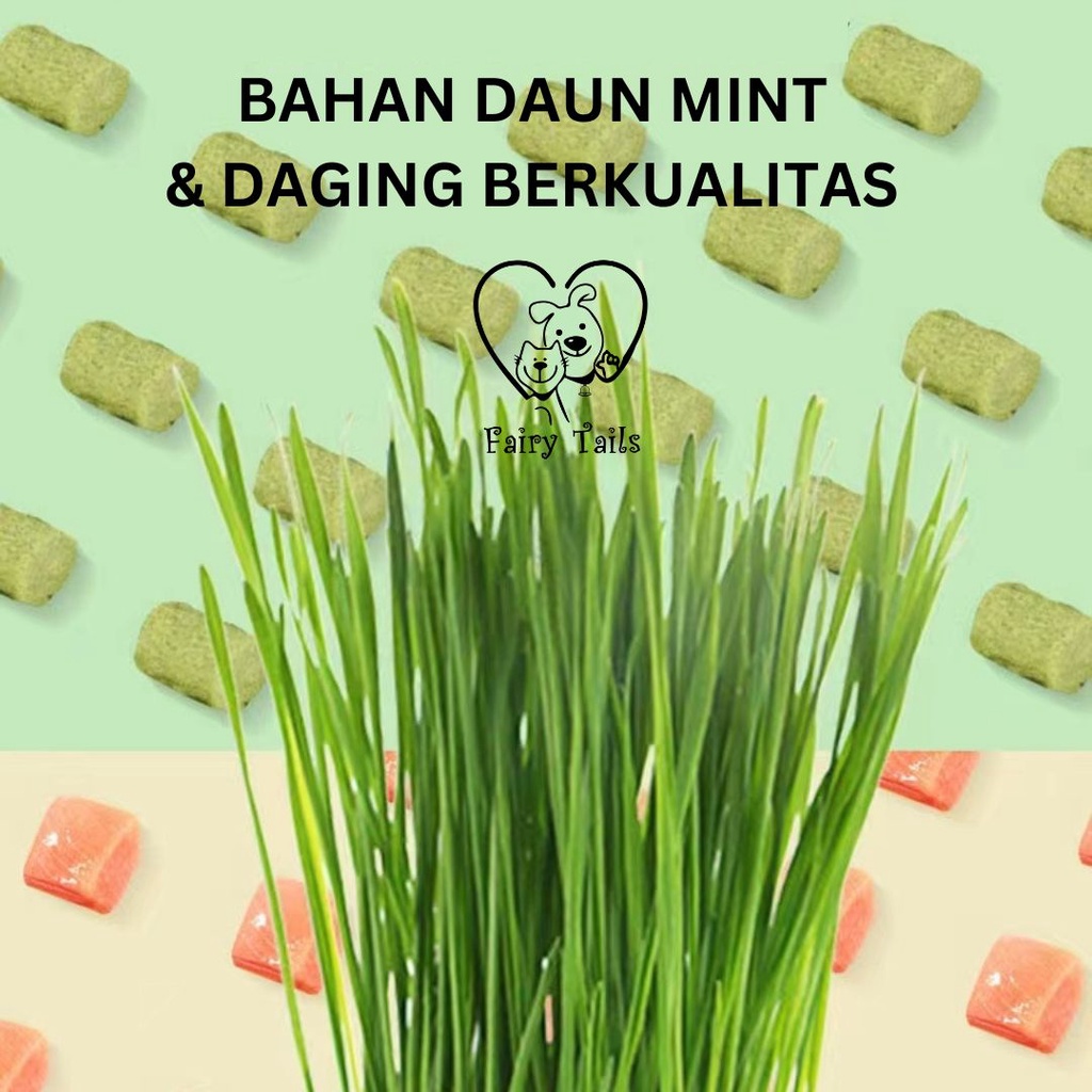 [Premium German Quality] Morty's Choice Snack Kucing Campuran Catnip , Ayam , Ikan, Sapi Dengan Vitamin Untuk Menjaga Kesehatan Percernaan, Kesehatan Bulu dan Menambah Nafsu Makan Anabul Serta Mencegah Muntah Karena Hairball atau Bola Bulu