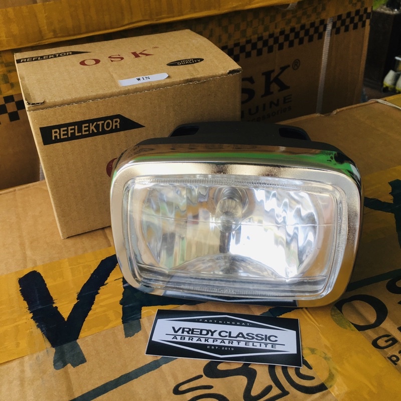 LAMPU HONDA WIN OLD LAMPU DEPAN HONDA WIN LAMA REFLEKTOR DEPAN HONDA WIN100