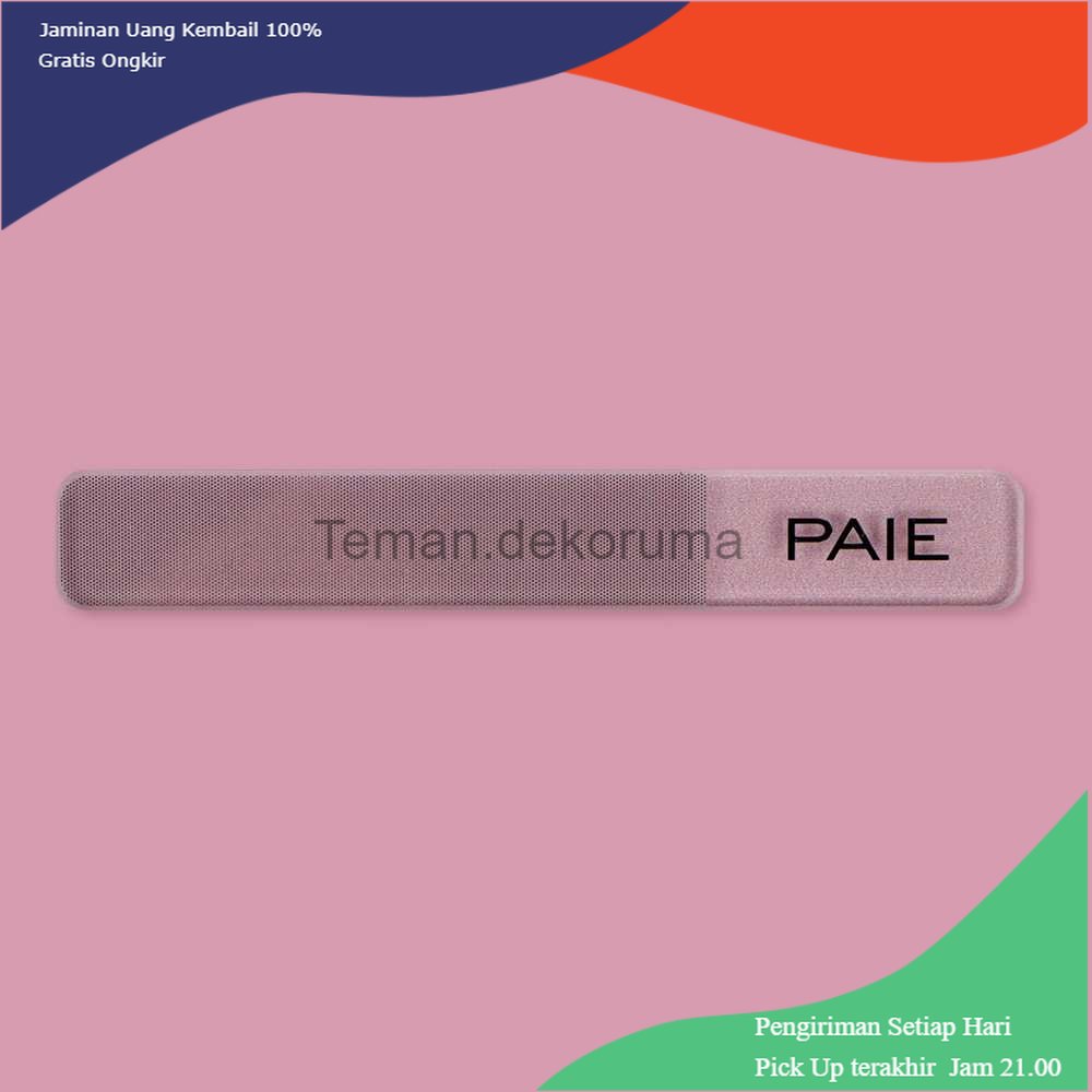 TD - PR2 PAIE Kikir Kuku Nail File Nano Glass Polishing Manicure Tools