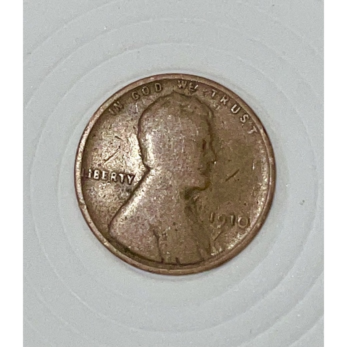 JUAL KOIN ORIGINAL AMERIKA LINCOLN TAHUN 1910 WHEAT REVERSE
