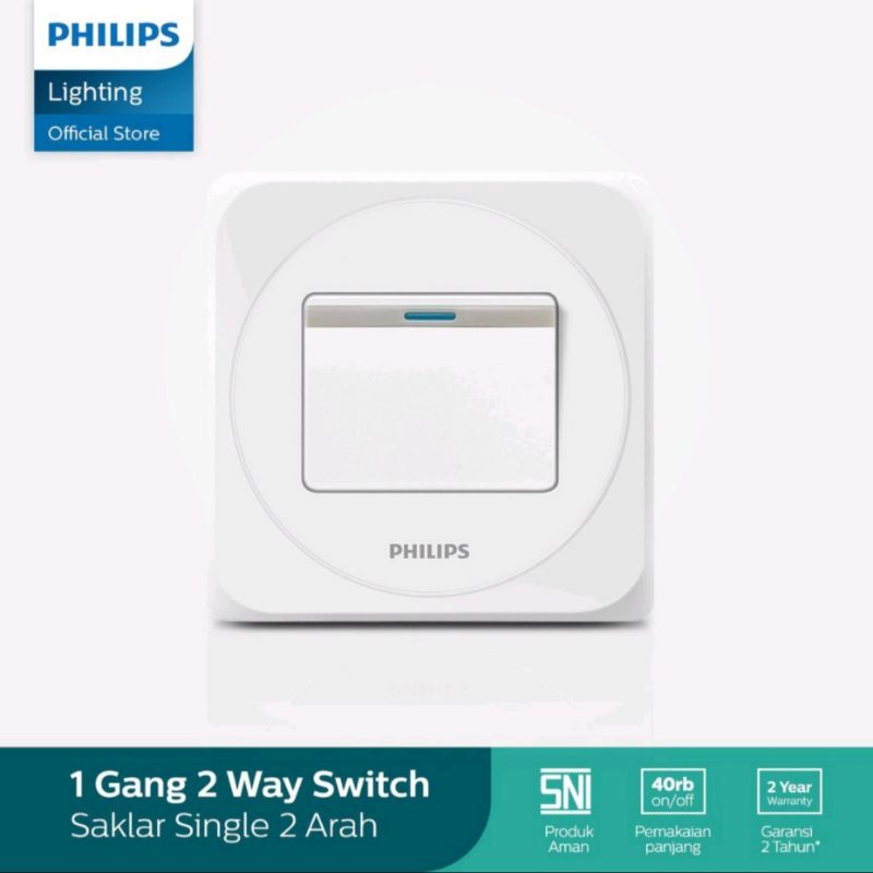 Saklar Hotel Saklar 2 Way Switch PHILIPS SIMPLY
