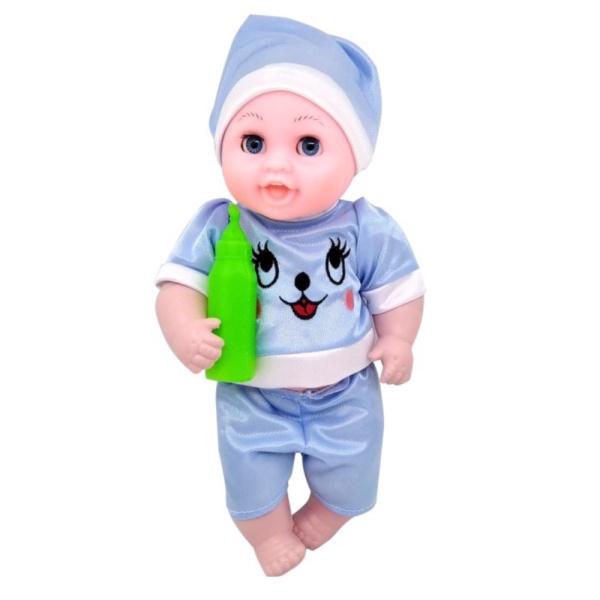 

Jual Lovely Baby Boneka Bayi Dot Bisa Bicara Mainan Bayi dan Anak - Biru Muda Limited