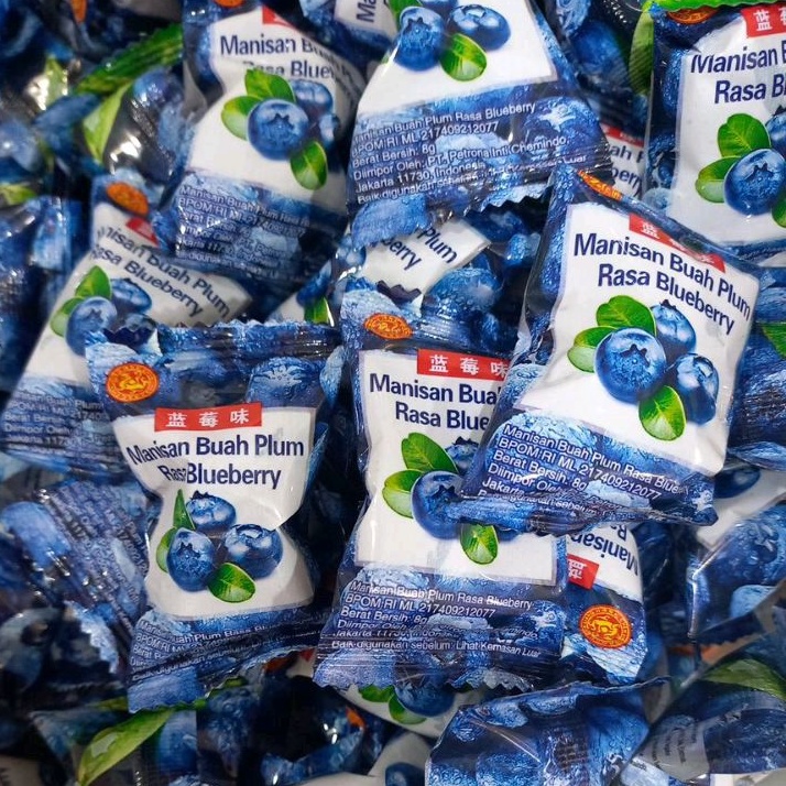 

Manisan Plum Rasa Bluberry 250Gram