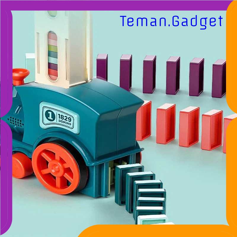 TG-MAN HISUFO Mainan Kereta Balok Domino Electric Domino Train - KT-342