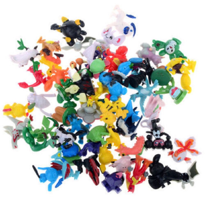 24pcs/15pcs Mainan Action Figure Pokemon Nendoroid Abu Ketchum Zenigame Charmander Bulbasaur