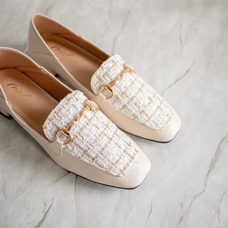 Tiana Tweed Loafers