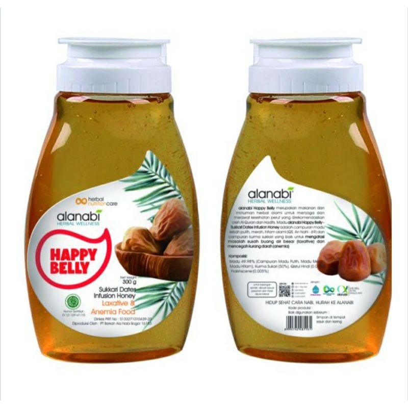 

Alanabi Happy Belly Sukkari Dates Infusion Honey (Laxative & Anemia Food)
