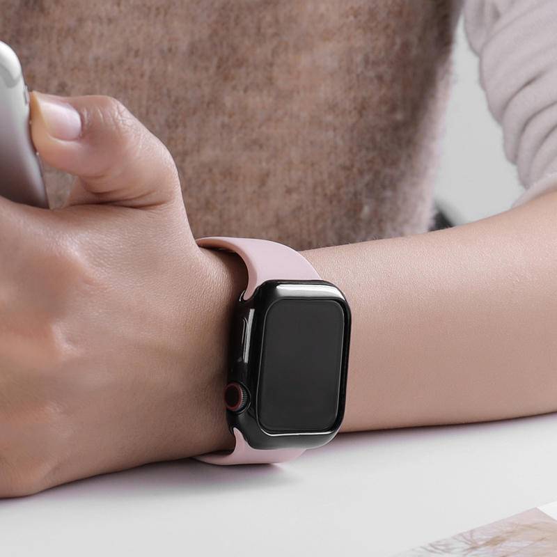 Case Jam Tangan Bahan TPU Transparan ultra Tipis Untuk Apple iWatch Seri 8 7 6 5 4 SE2 45mm 41mm 44mm 40mm