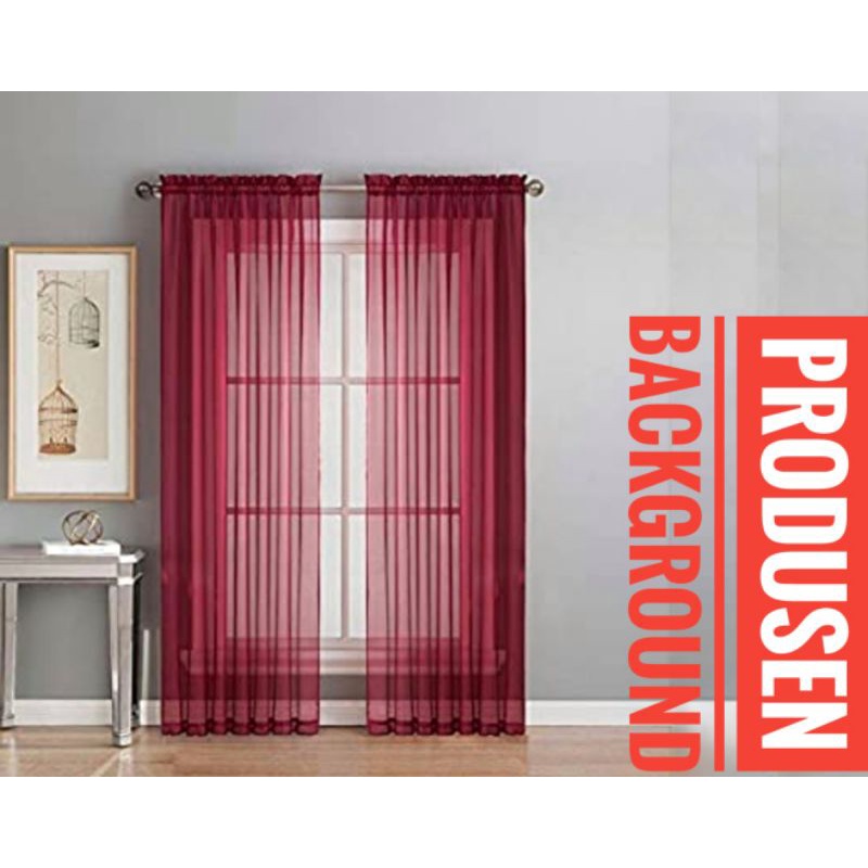 Kain Background Foto Motif Gorden Jendela Dinding Latar Studio photography ukuran 3x2,5m