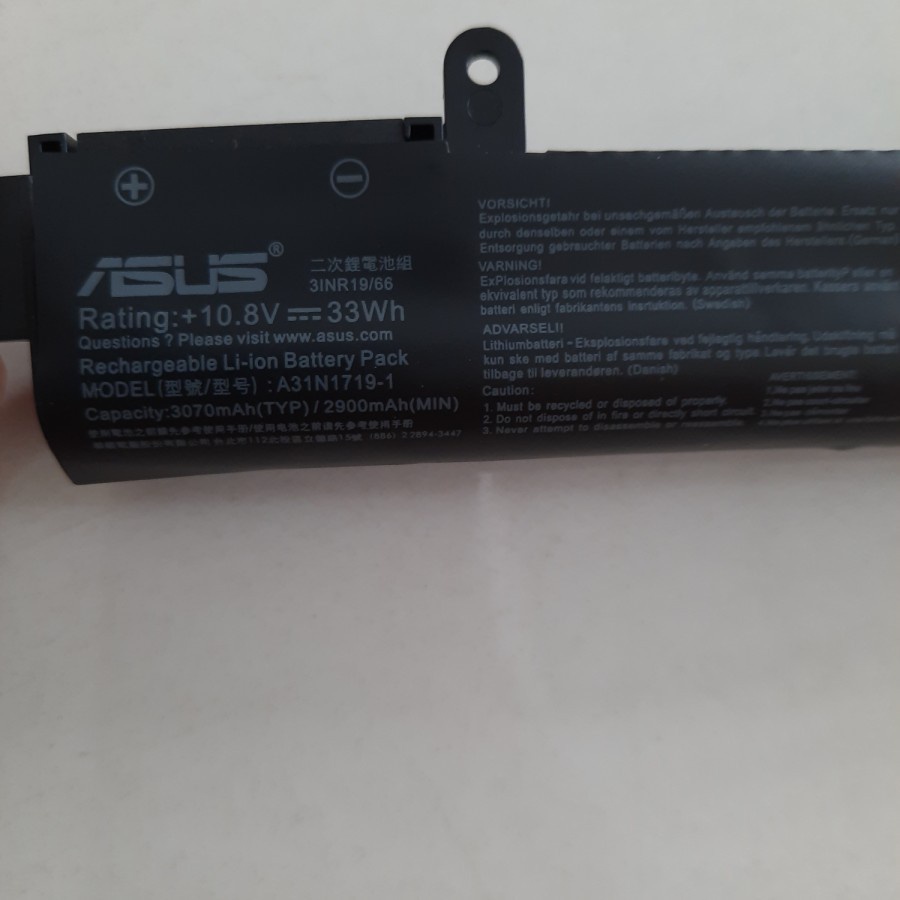 Baterai Laptop Asus X407 A407 A407U A407UA A407M A31N1719 Original