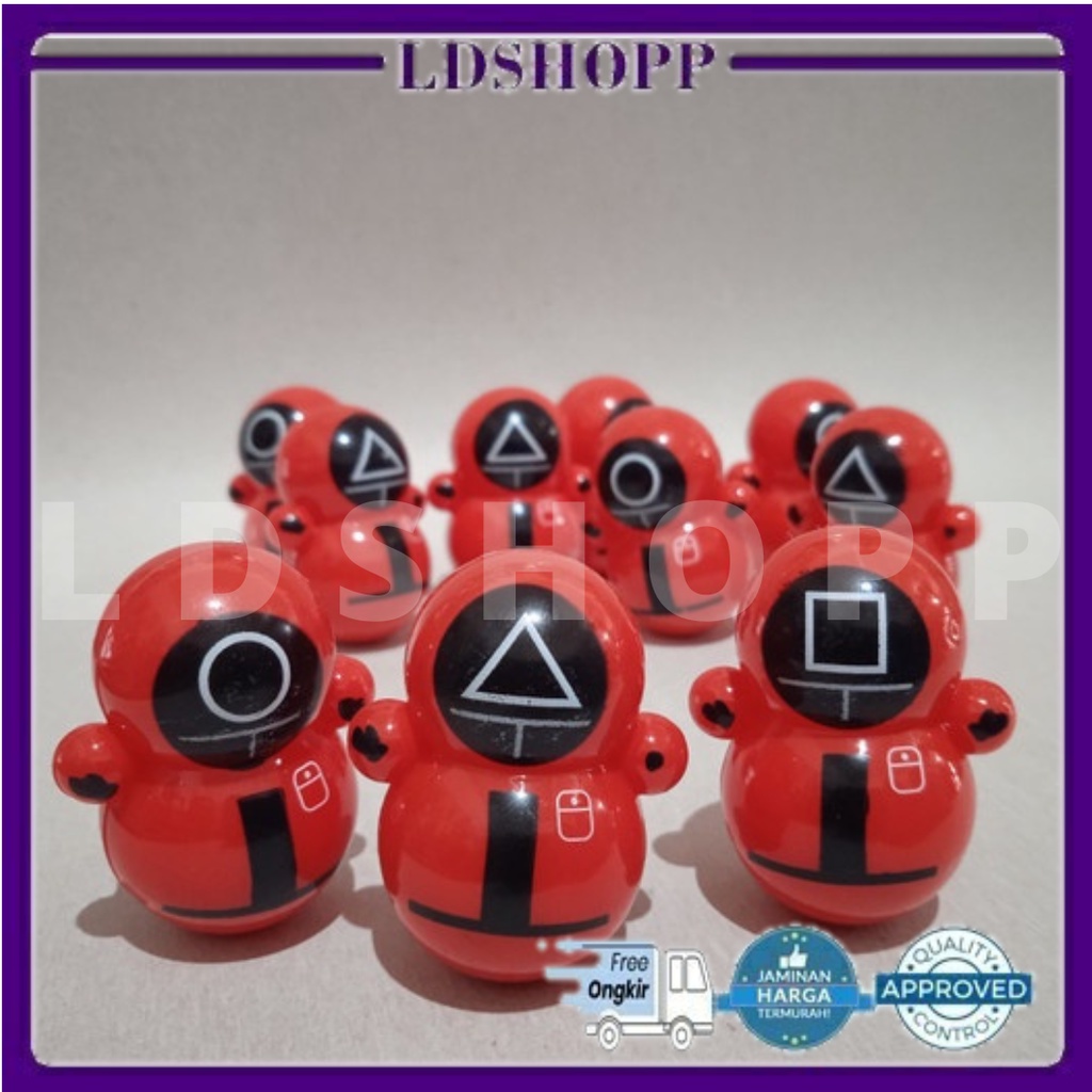 LDS-Squid Game Tumbler Stress Relief Toy / Mainan Tumbler Squid game / Boneka Goyang Squid Game / Boneka Goyang Mini Lucu Import Murah