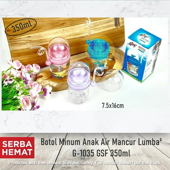 Botol Minum Anak Air Mancur Lumba Lumba G-1035 GSF 350ml