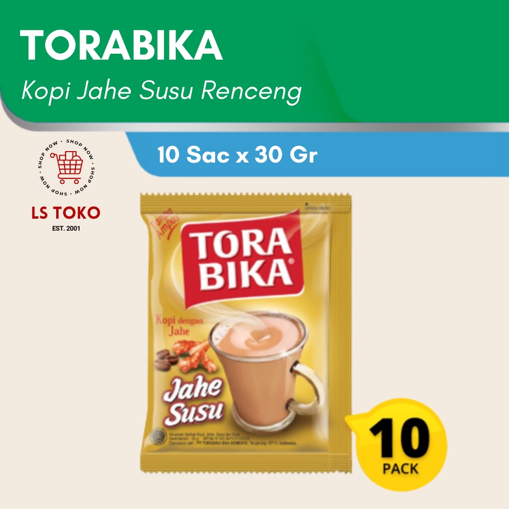 

KOPI TORABIKA JAHE SUSU RENCENGAN (10 sac x 20gr)