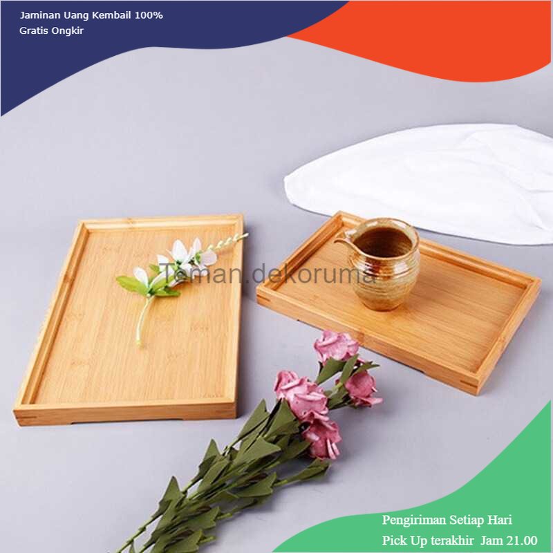 TD - PR NLSLASI Tatakan Teh China Bamboo Tea Tray - NL30