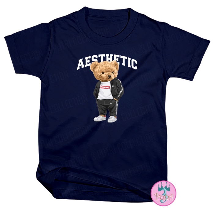 Baju Distro Anak Laki Laki Perempuan BERUANG Lucu Keren Umur 3 4 5 6 7 8 9 10 11 12 Tahun / Kaos Bear Lucu Anak Cowok Cewek