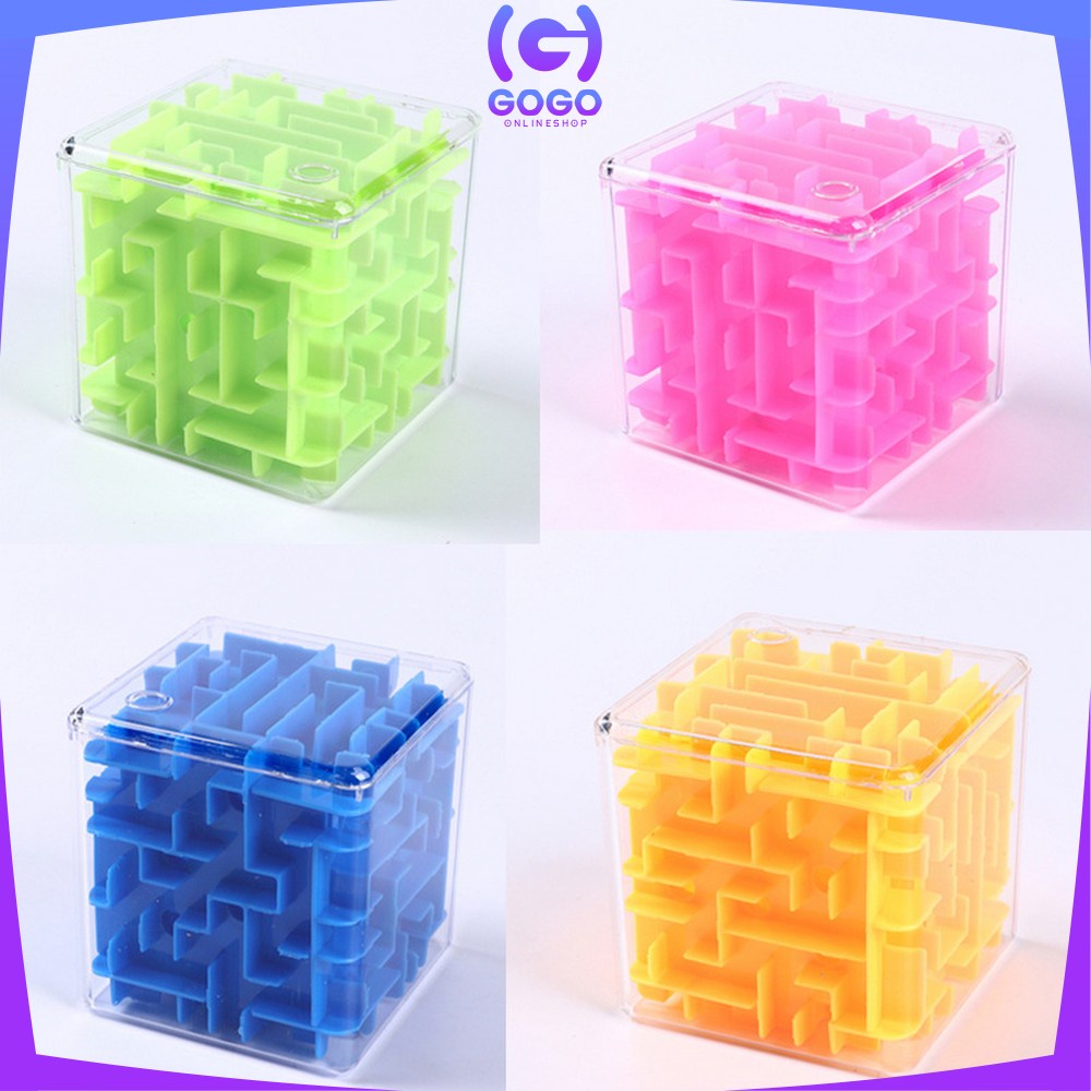 GOGO-M274 Mainan Maze Puzzle Ball / Mainan Puzzle Labirin Transparan 3D Mainan Jadul Edukasi Motorik Anak