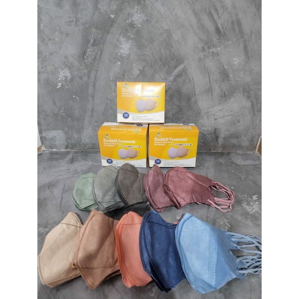 Masker Duckbill Careion 3 Ply Mix Warna Warni Isi 50 Pcs Earloop