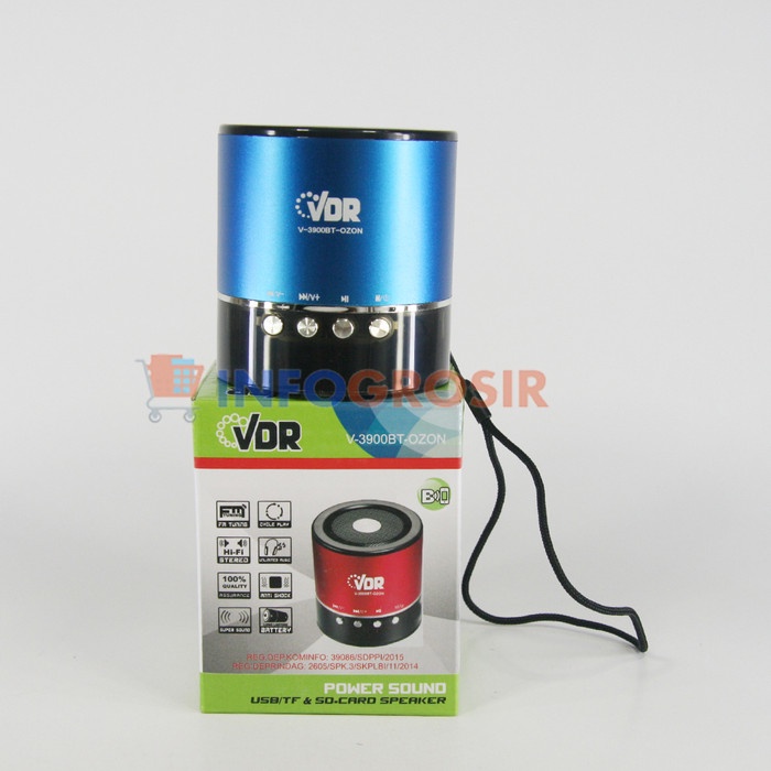 Speaker Vdr V3900Bt Ozon Fm Mp3 Bluetooth Portable