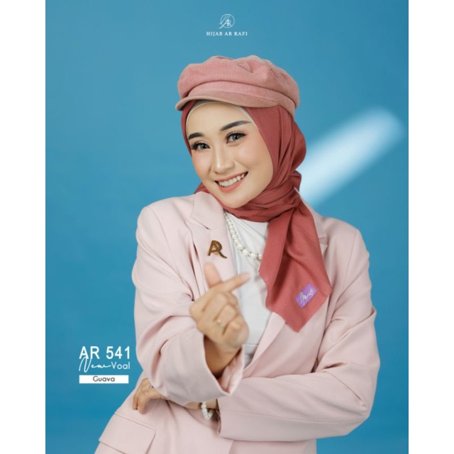 HIJAB SEGI EMPAT POLOS ARRAFI KODE AR 541 // HIJAB SIMPEL POLOS ARRAFI