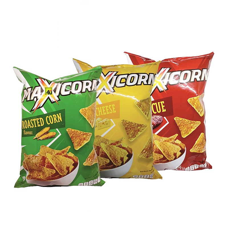 

MAXICORN - Tortilla Chips Snack - Kemasan BESAR