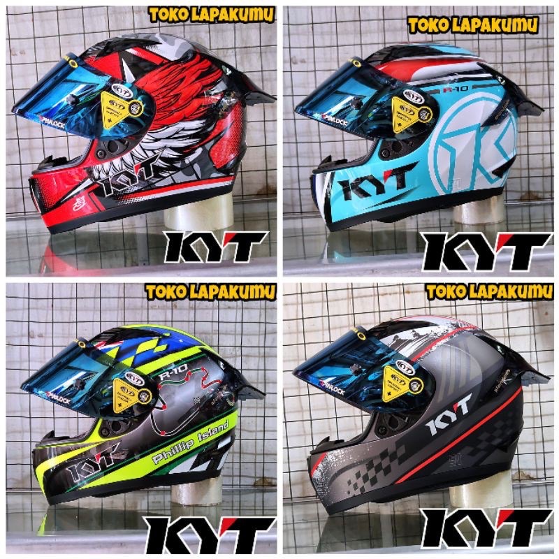 Helm KYT r10 modif _kyt R10 paket ganteng seri 3