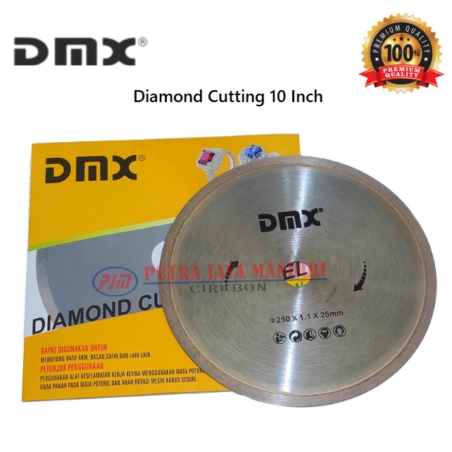 Dmx Diamond Cutting Wheel 10 Inch / Mata Potong Batu Akik Bacan Safir 10 Inch Roda Potong Intan