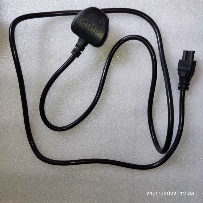 Kabel power laptop with fuse skering Steker charger notebook adaptor adapter Bogor