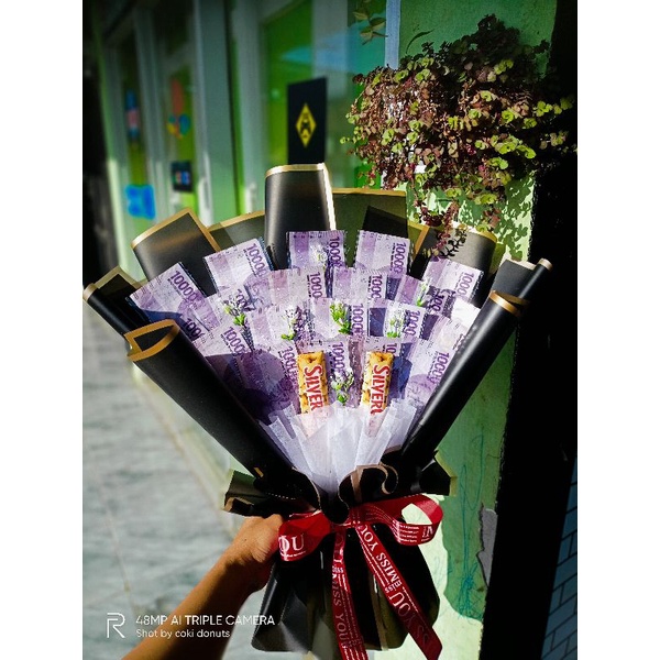 money buket/ buket uang/ hadiah wisuda/ hadiah ulang tahun