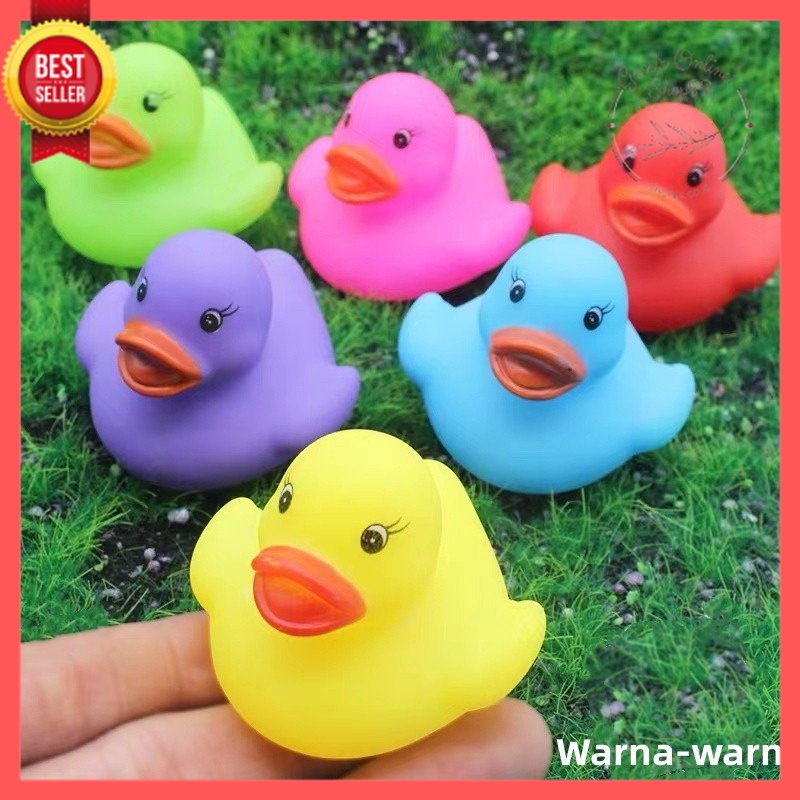 GOS - E308 - MAINAN Bebek Karet Mainan Mandi Anak/COLORFUL RUBBER DUCK