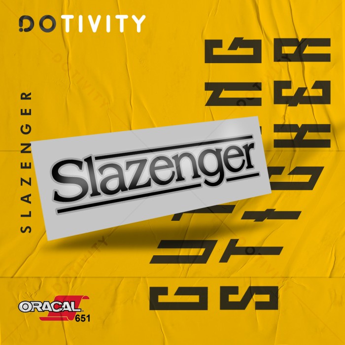 

Cutting Sticker SLAZENGER V2