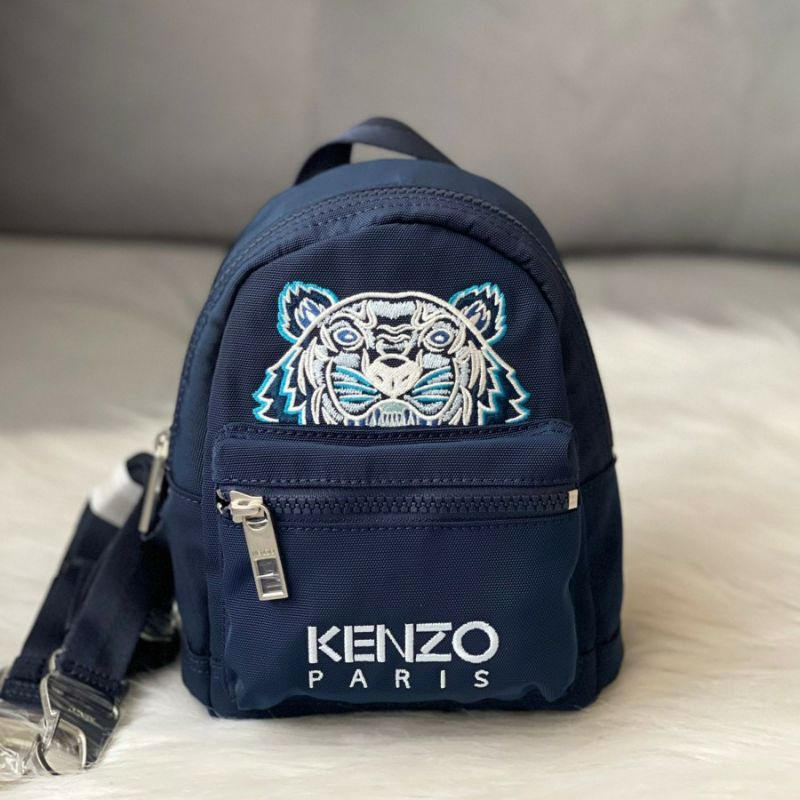 Tas pria dan wanita KENZO MINI TIGER BACKPACK 20*16*9CM •MIDNIGHT