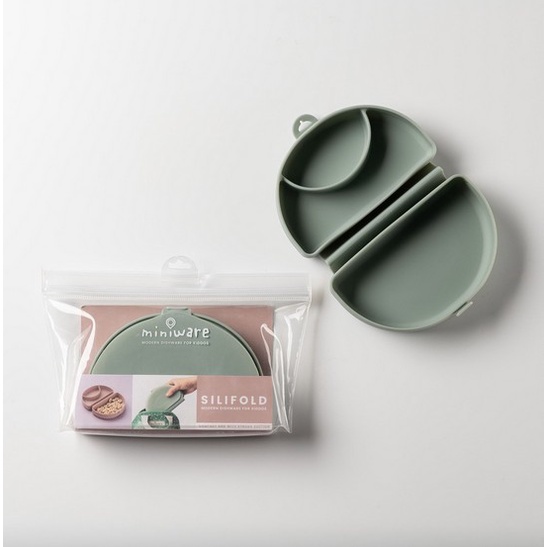 MINIWARE SILIFOLD Piring Silicone, Piring Bayi