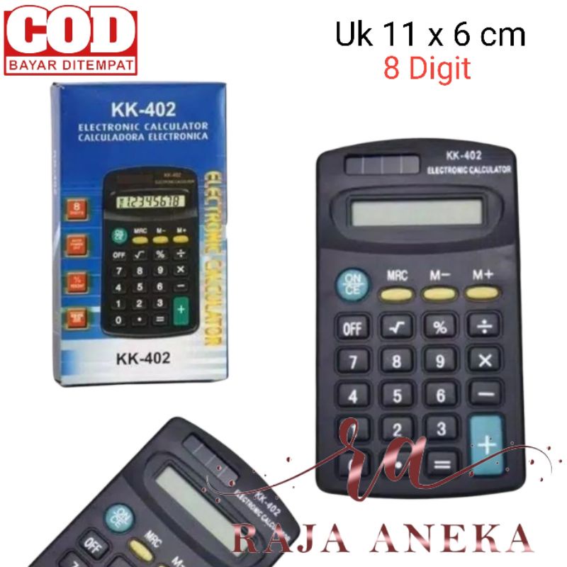 

Kalkulator merk KENKO KK-402 KK 402 KK402 8 DIGIT CALCULATOR