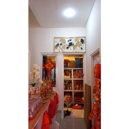 Golden Iron Leaf / Dekorasi Dinding Kuningan Ginko / Pajangan Dinding Bunga Emas