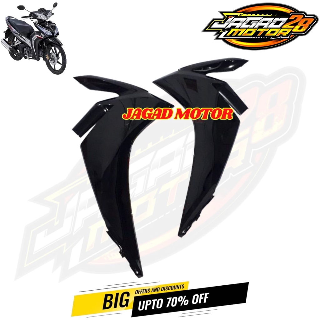 Legshield Sayap Luar Honda Blade New Hitam / Cover Sayap Luar Honda Blade New Hitam / Sayap Luar Kanan Kiri Honda Blade New Hitam