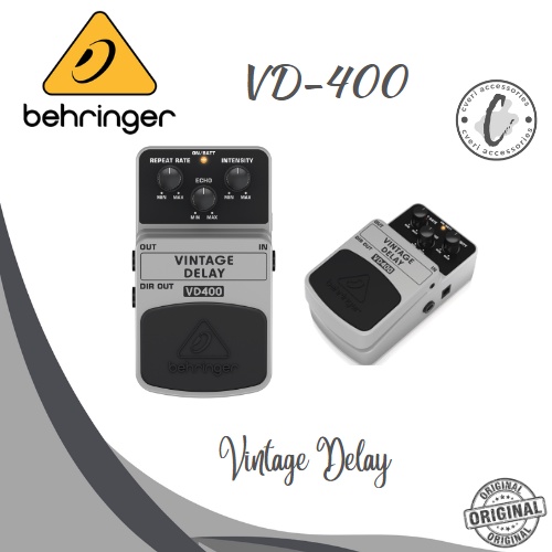 Behringer VD400 Vintage Delay Effect Pedal Efek Gitar VD-400