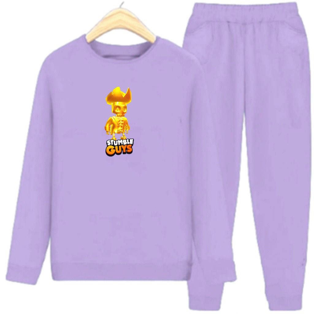 Setelan Anak Sweater Stumbel Gold Crewneck/one set/ Sweater + Celana
