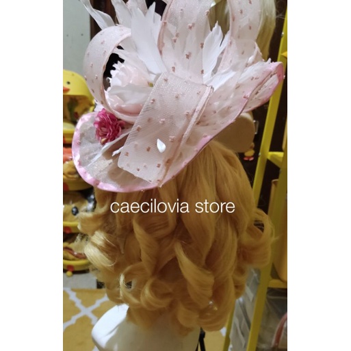 Fascinator Luxurious Victorian Topi Elegan Lolita Cosplay