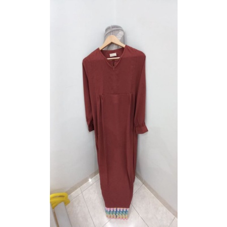 preloved gamis by sabinaselly L cinnamon