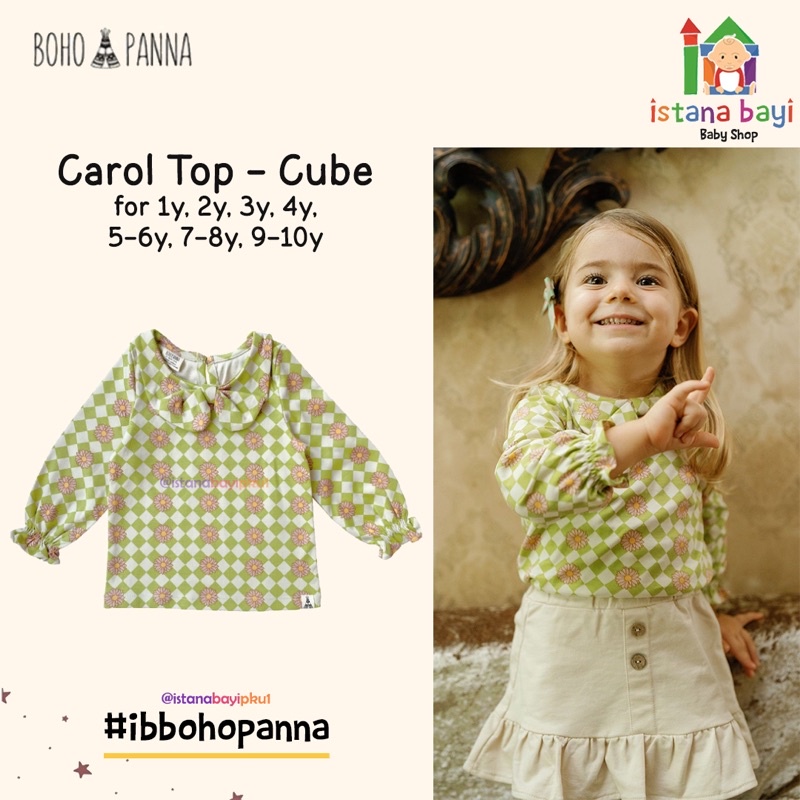 BOHOPANNA - CAROL TOP - KAOS ANAK PEREMPUAN