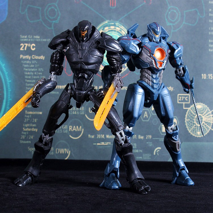 Pacific Rim 2 Action Figure Gipsy Danger Mecha Bahan Pvc Untuk Koleksi