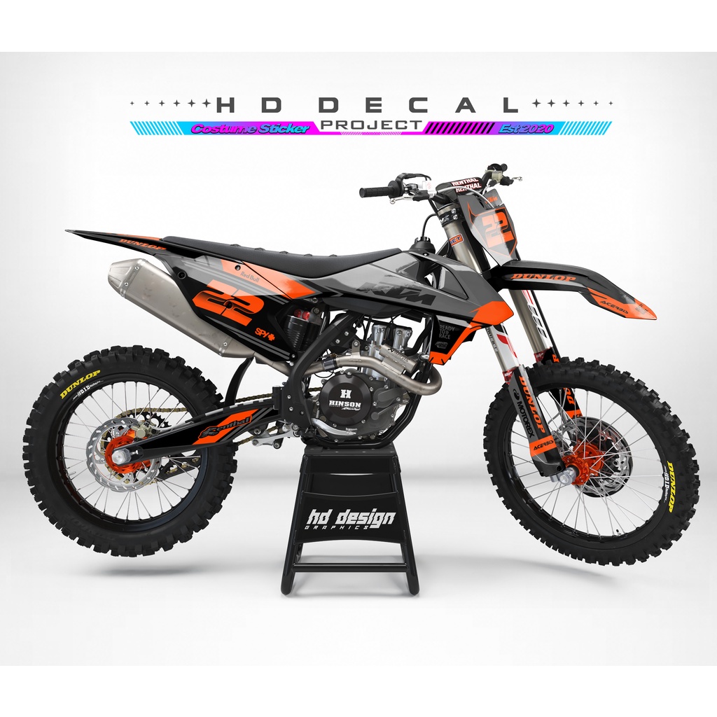 DECAL KTM 250 2017 DECAL KTM SIXDAY DECAL KTM 16