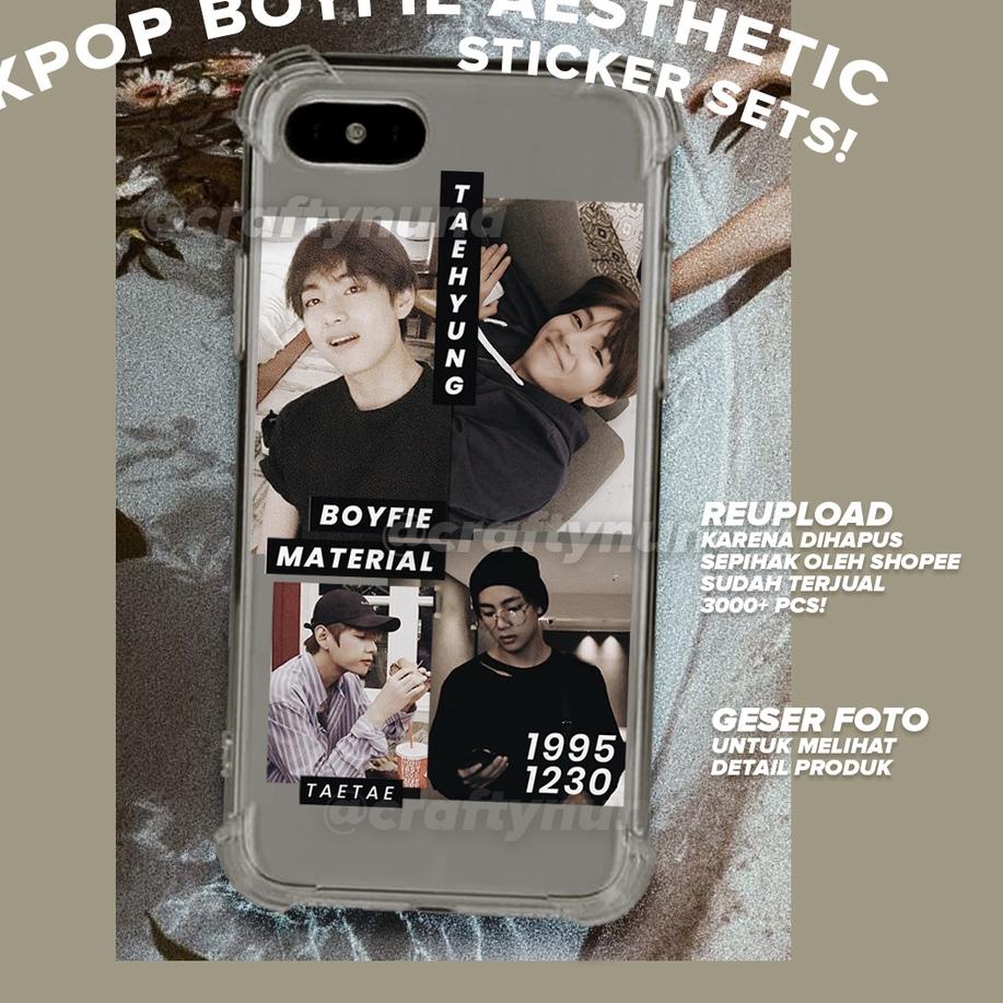 

ㅮ (BT-002) BTS BOYFIE AESTHETIC STICKER SET by Crafty Nuna bf boyfriend aesthetic stiker case hp custom ㅲ