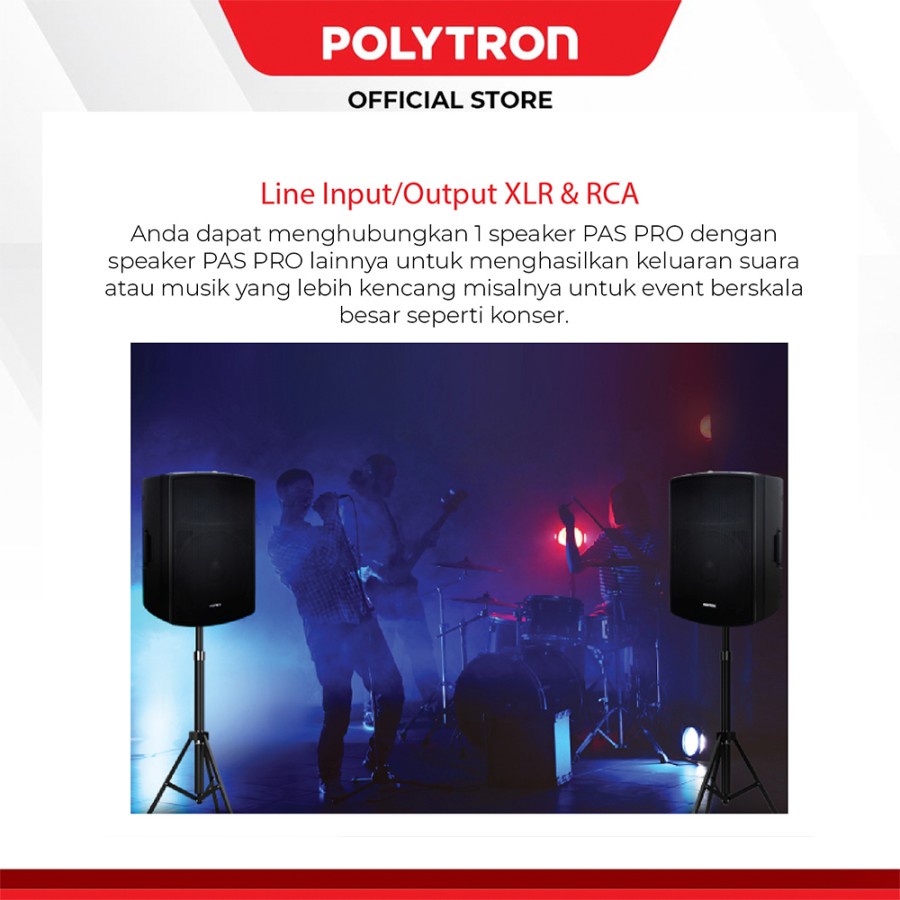 POLYTRON PAS PRO12F3 Professional Active Speaker