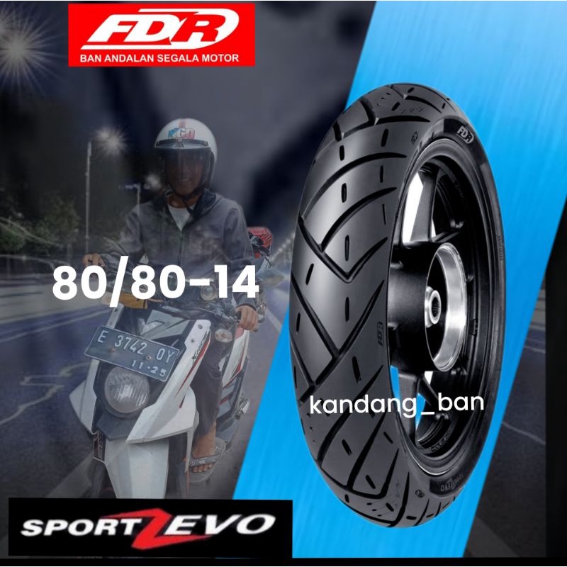 BAN TUBLES MATIC FDR SPORT ZEVO 80/80.14 BAN BARU 100% ORIGINAL,FREE PENTIL