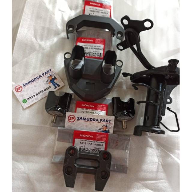 Cover Dudukan pangkon Stang stir Beat street original satu set