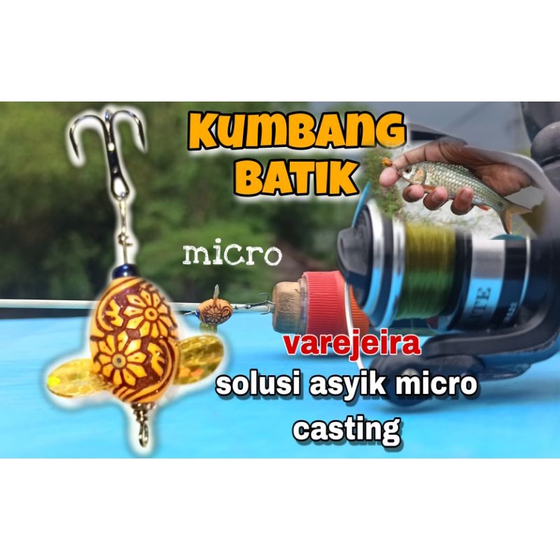 Micro kumbang batik, cocok buat casting ikan wader merah , nila, hampili, kocolan, betok, red devil,