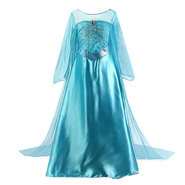 Hadiah Natal - Dress Elsa Frozen Dress anna Baju Anak Kostum anak Aksesoris elsa Komplit